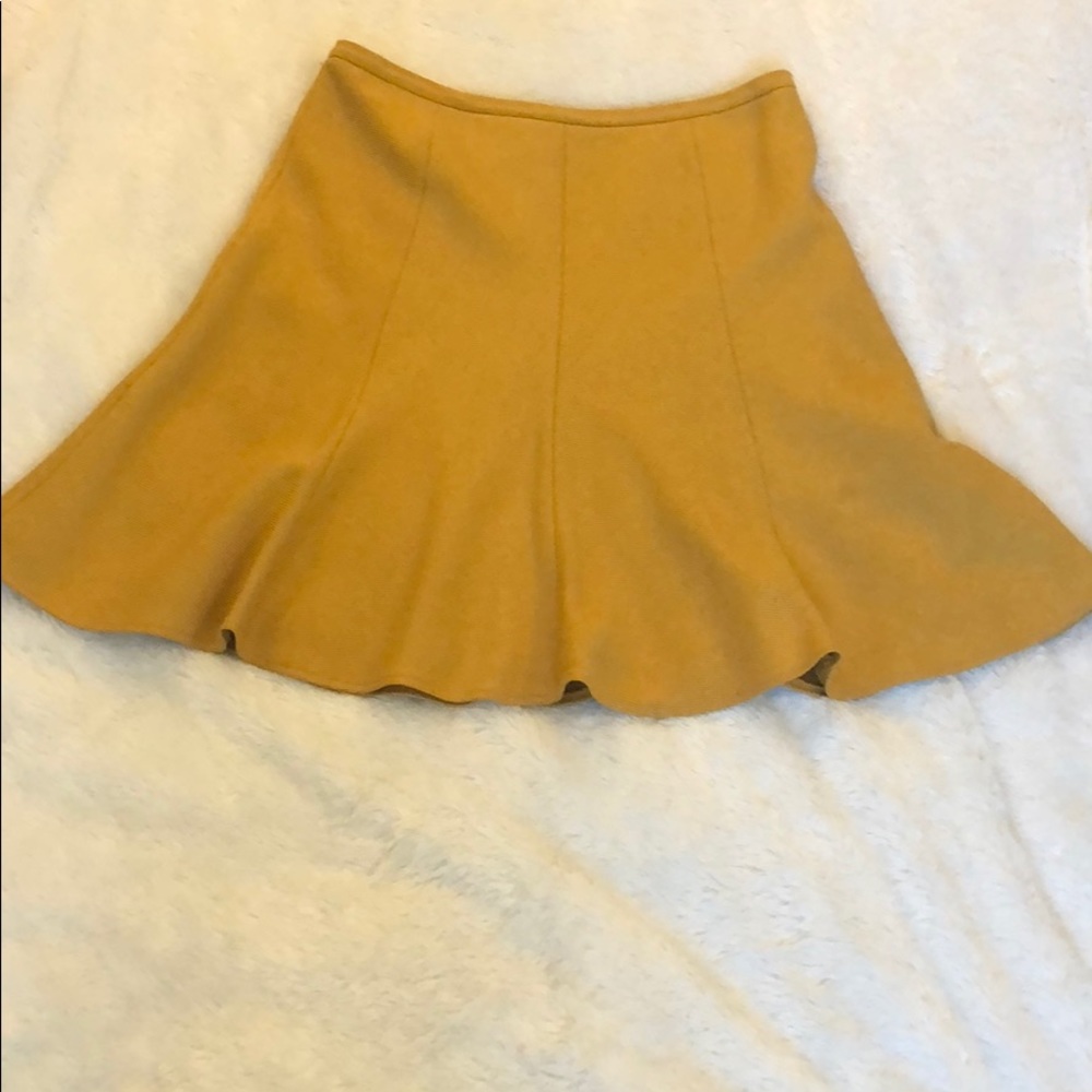 Preston & York Skirt size 14  mustard color